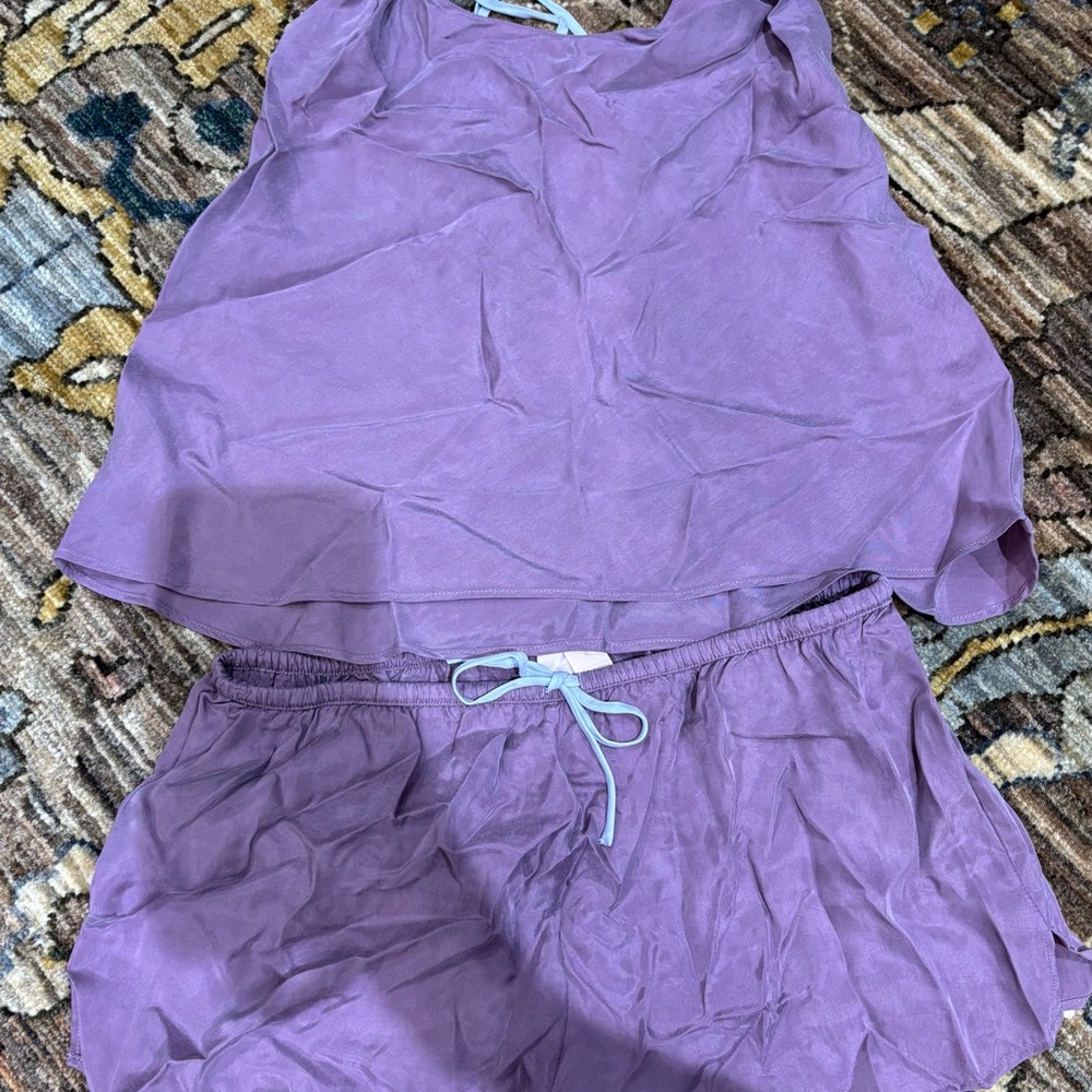 Victoria Secret Purple Two-Piece Set